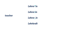 Example of translating in a gender-neutral way