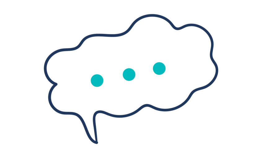Illustration of speech bubble